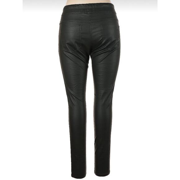 Bevy Flog Shely Dark Green Rose Gold Swarovski Crystal Tie Slim Pant 30 - Picture 3 of 7